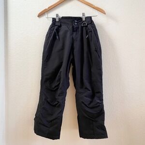 POLAREDGE Dominator Boys Ski Snow Pants Black Water Resistant Windproof Size XS
